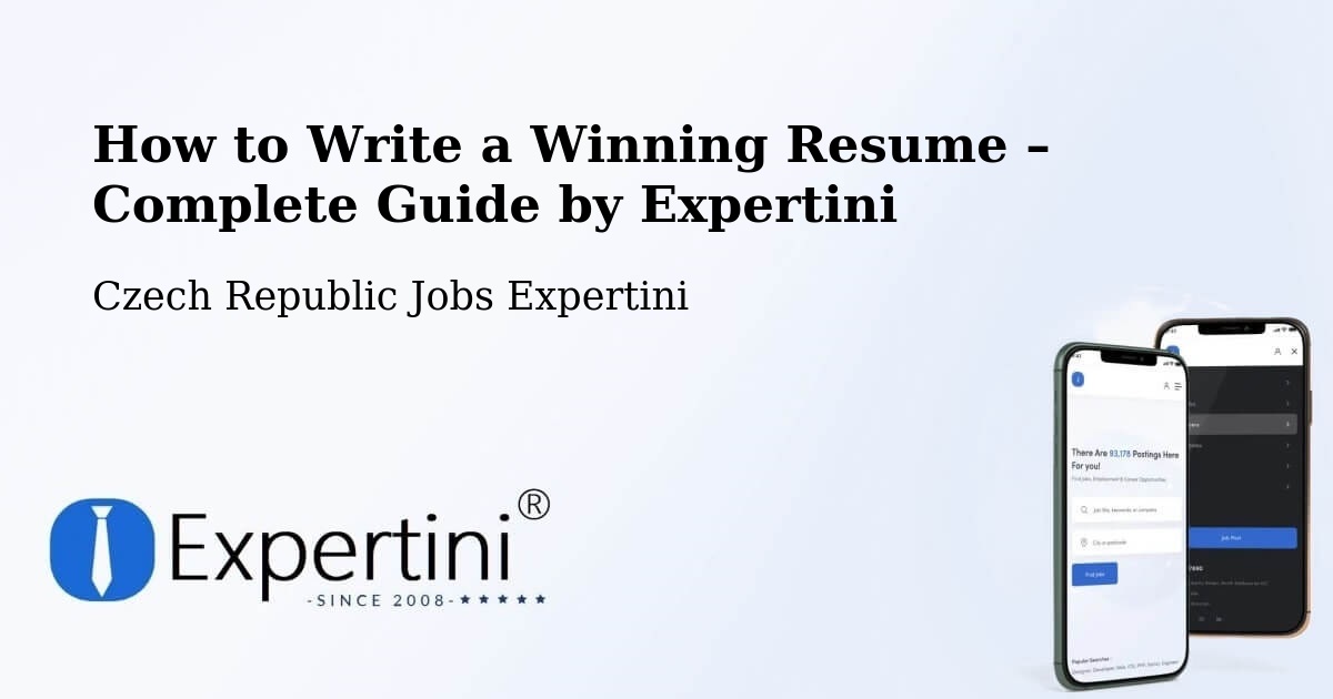 Resume Writing Guide for Job Seekers – Stachy - Stachy, Czech Republic Jobs Expertini